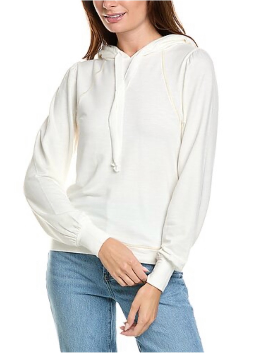 Grey State Zelda Hoodie Spa White Lightweight Pullover